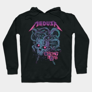 "MEDUSA" PURPLE TEAL PINK Hoodie